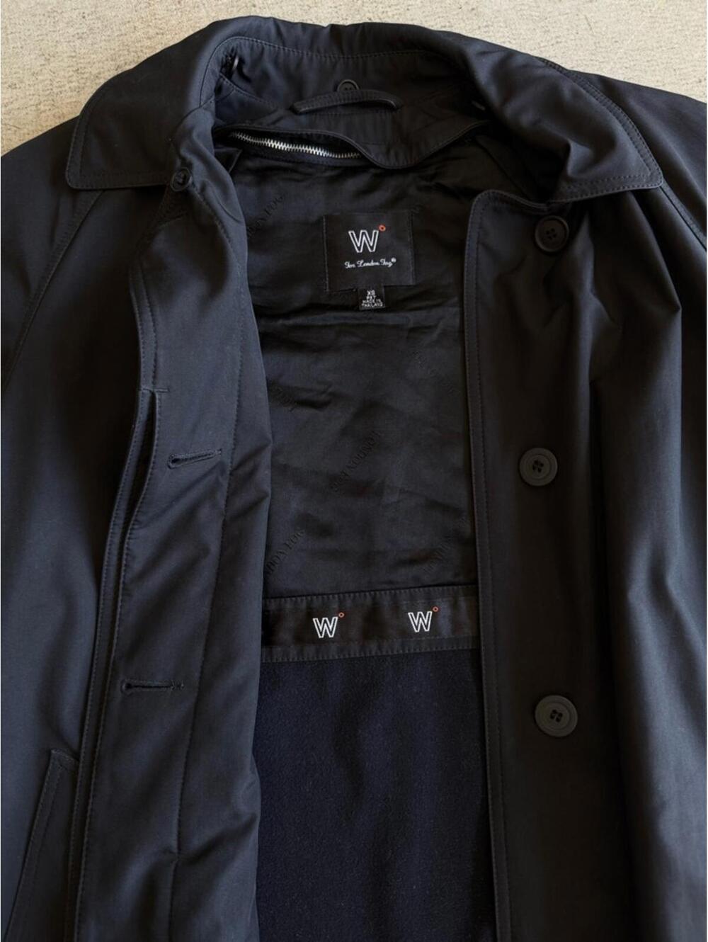London Fog / Midweight Trench Coat / black - Picture 7 of 13